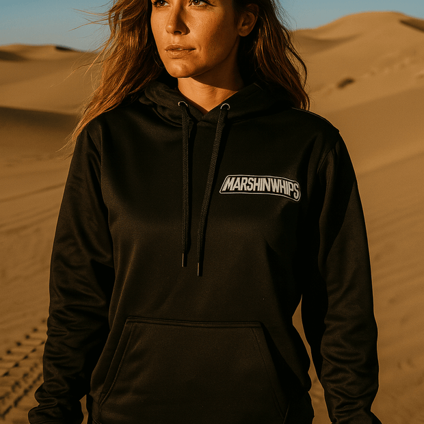 Marshin Whips Black Logo Hoodie