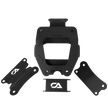 Front Double Shear Gusset Kit for Can-Am Maverick X3 by CA Tech, Black
