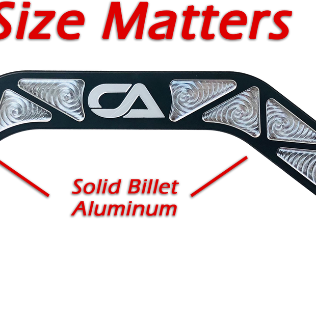 Honda Talon X and R Billet High Clearance Radius Rods | CA Tech USA Our high clearance rods were designed with strength, dependability, and affordability all in mind. Our rods finish in the absolute largest rods on the market. We have a finished thickness of 1.25 inches throughout the entire center of the rod where it really counts, and a finished height of the rod at over 1.5 inches. Our rods also boast a full 3 INCHES OF ADDED GROUND CLEARANCE