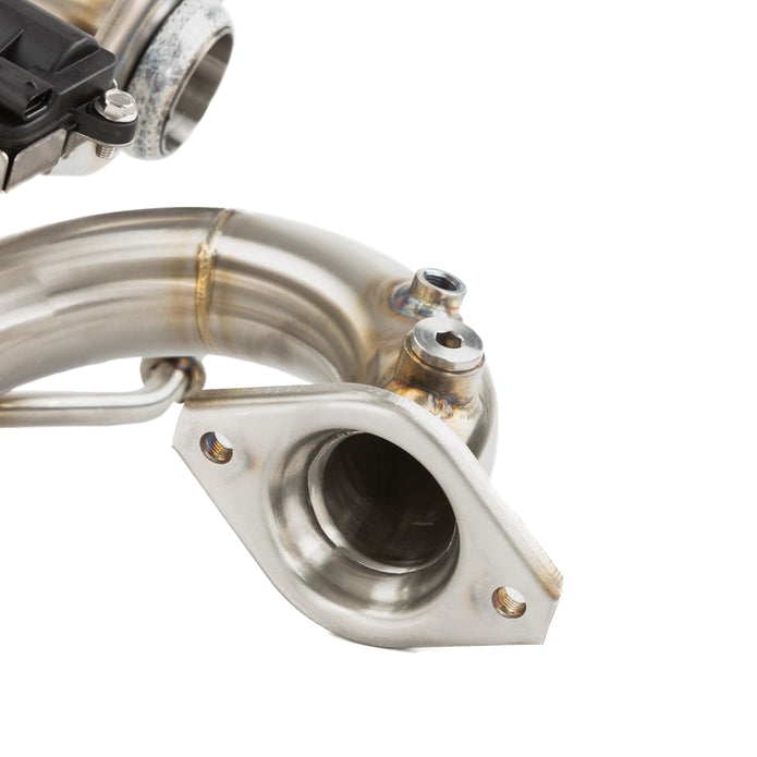 RPM Kawasaki H2 Big Mouth Resonated Cat Delete Mid Pipe With E-Valve