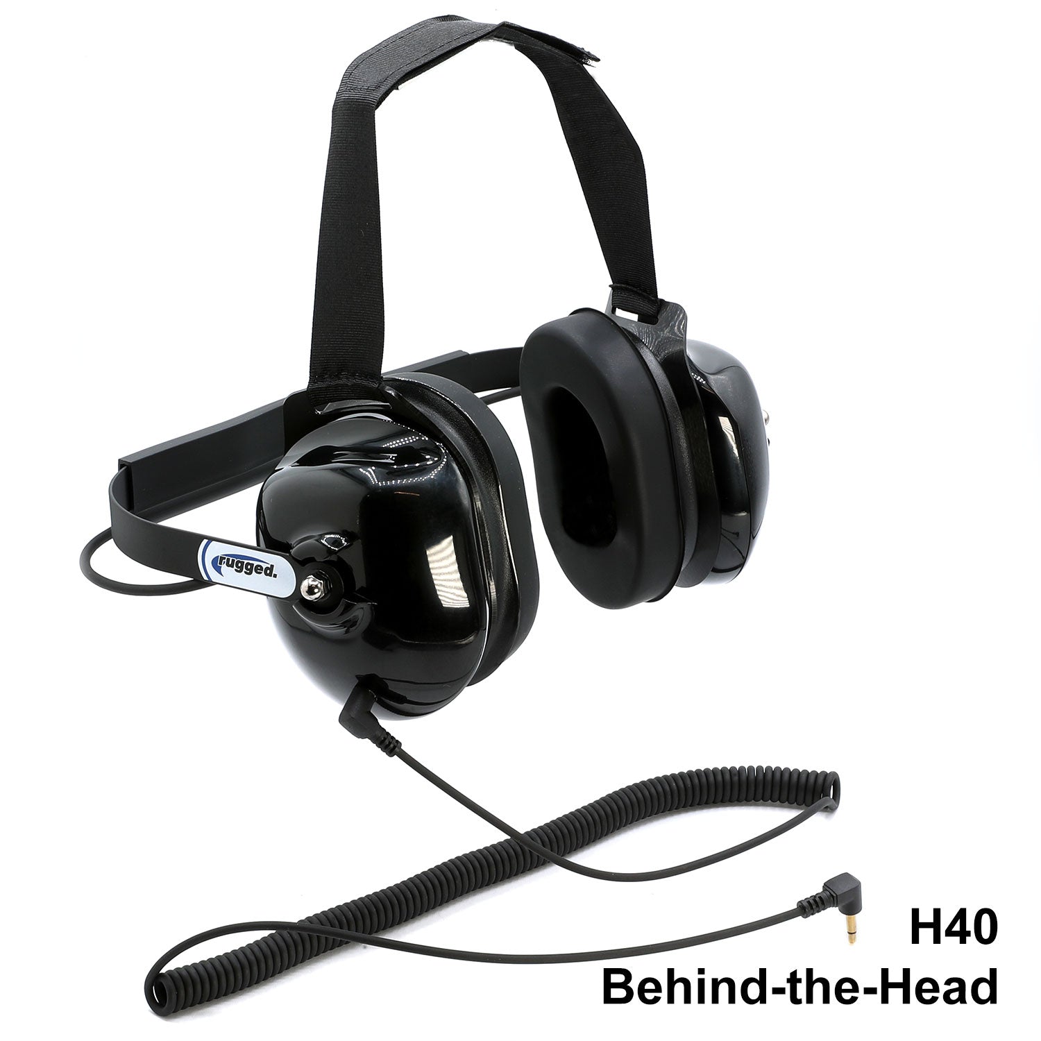 Listen Only Headsets with 3.5 mm Mono Audio Cable H20 Over-the-Head