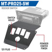 Lower Accessory Panel for 2025 Polaris RZR Pro XP Pro R and Pro S Radio Mount Switch Pros 8