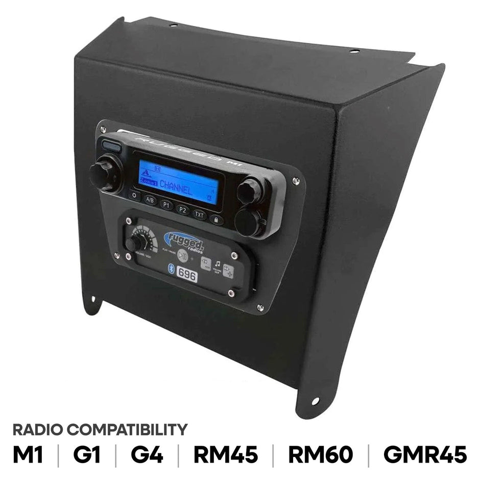 Kawasaki KRX Multi-Mount Kit for Rugged Mobile Radios and Intercom Rugged RDM