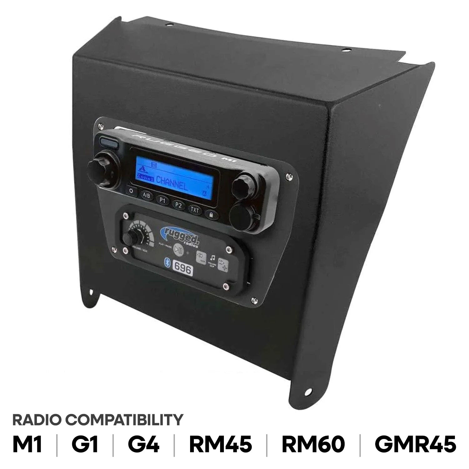 Kawasaki KRX Multi-Mount Kit for Rugged Mobile Radios and Intercom Kenwwod TK7360