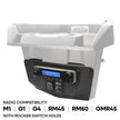 Can-Am Commander and Maverick - Glove Box Multi-Mount Kit for Rugged UTV Radios and Intercoms Icom F5021