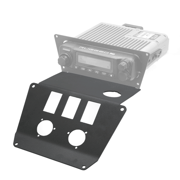Lower Accessory Panel for 2025 Polaris RZR Pro XP Pro R and Pro S Radio Mount Rocker Switch