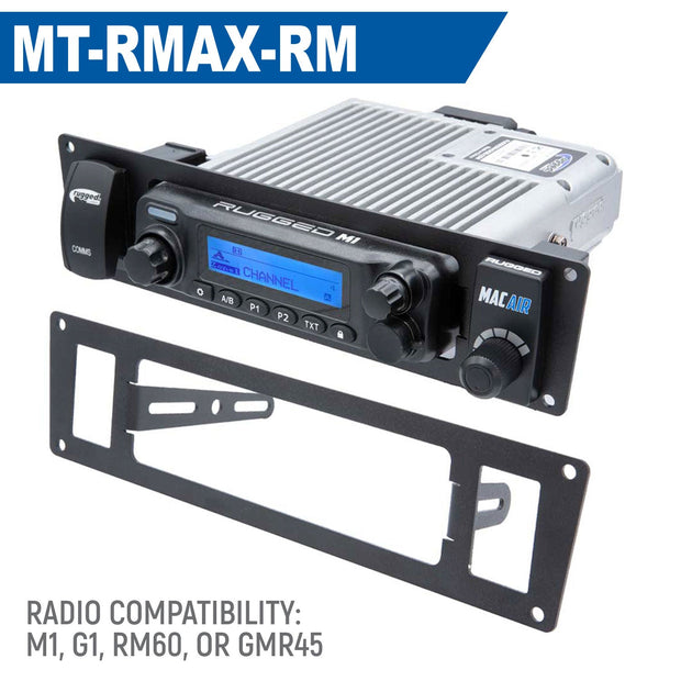 Yamaha Wolverine RMAX Mount for Mobile Radio and Rocker Switches GMR25 / ABM25 / RM-25WP
