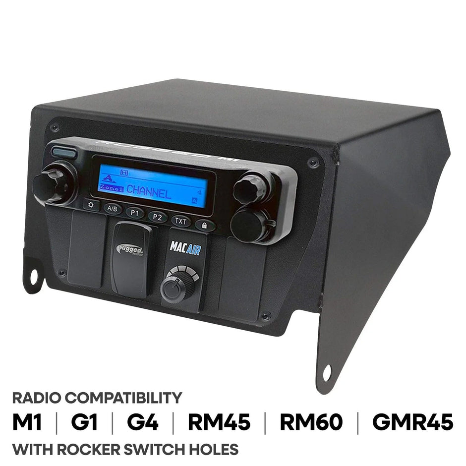 Can-Am X3 Multi-Mount Kit - Top Mount - for Rugged UTV Intercoms and Radios Rugged M1/G1/G4/RM45/RM60/GMR45