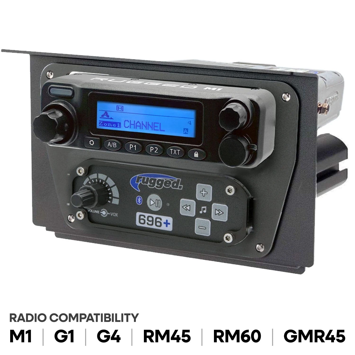 Polaris XP1 Mount Kit for Rugged Radios and Intercom Rugged M1/G1/G4/RM45/RM60/GMR45