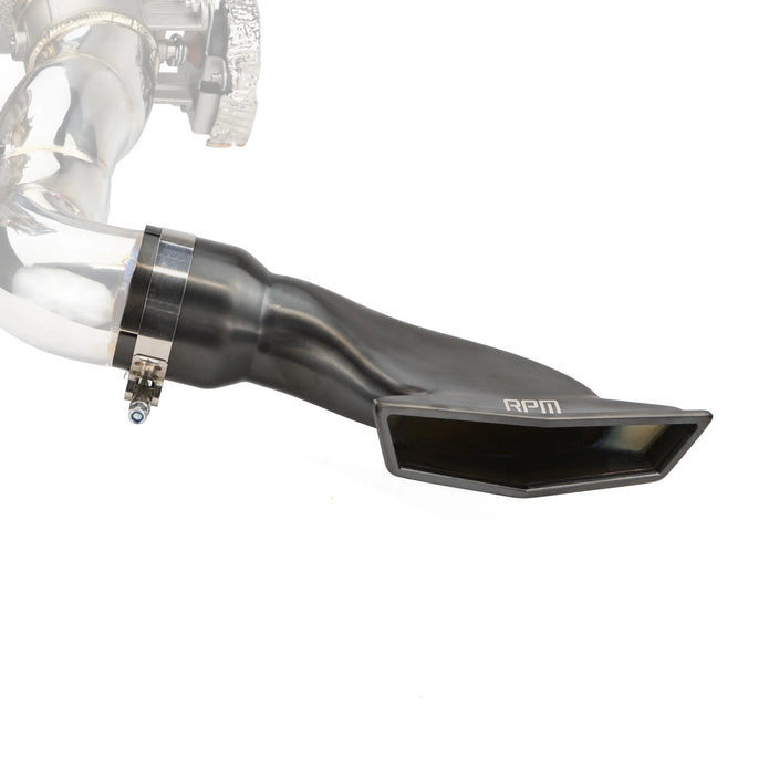 RPM Maverick R Stainless Brushed, Blued & Black Tip E-Valve TIP