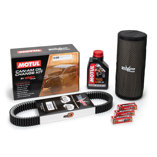 EVP Motul Can-Am Maverick X3 Maintenance Kit contents