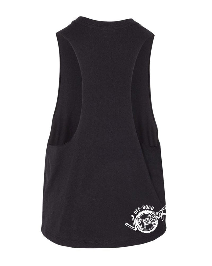 Moto Head Cropped Muscle Tank