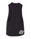 Moto Head Cropped Muscle Tank