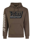 Off the Wall Heavy Weight Hoodie - Brown