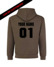 Off the Wall Heavy Weight Hoodie - Brown