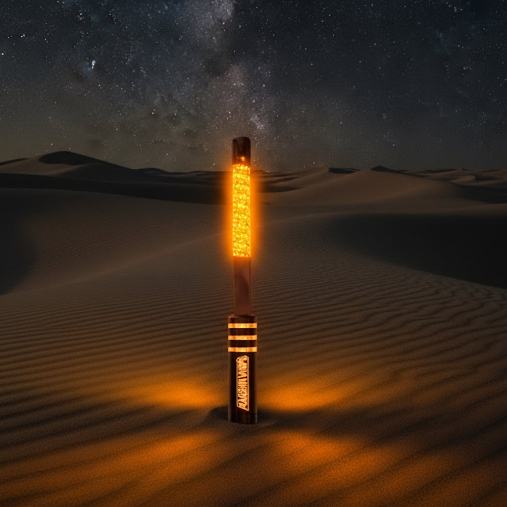 Game Changer LED Whip Set - Lollypop Red