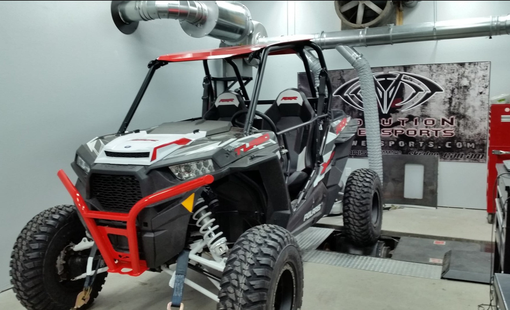 Polaris RZR XP Turbo on dyno