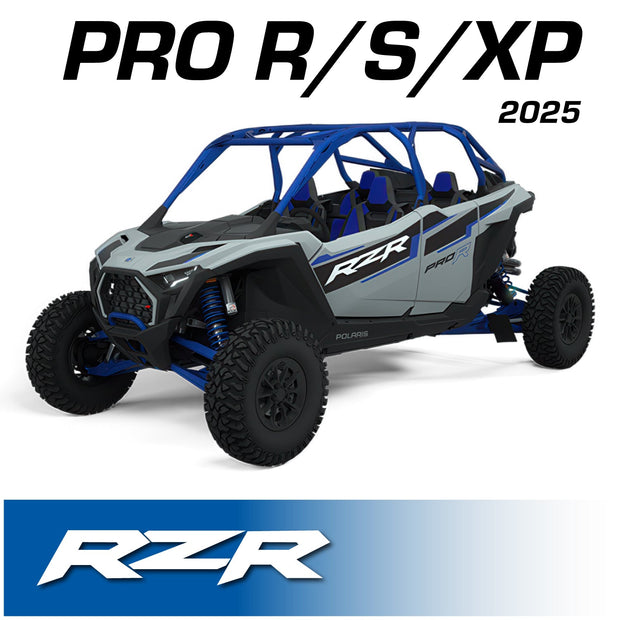 2025 Polaris RZR Pro XP Pro R and Pro S - Complete Communication Kit with Bluetooth Intercom and 2-Way Radio G1 GMRS