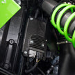 RPM Kawasaki H2 Carbon Fiber Regulator Rectifier Cover Installed on Vehicle