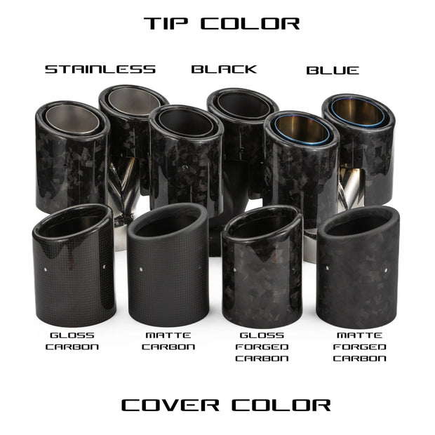 RPM Pro R Carbon Dual Exhaust Tips
