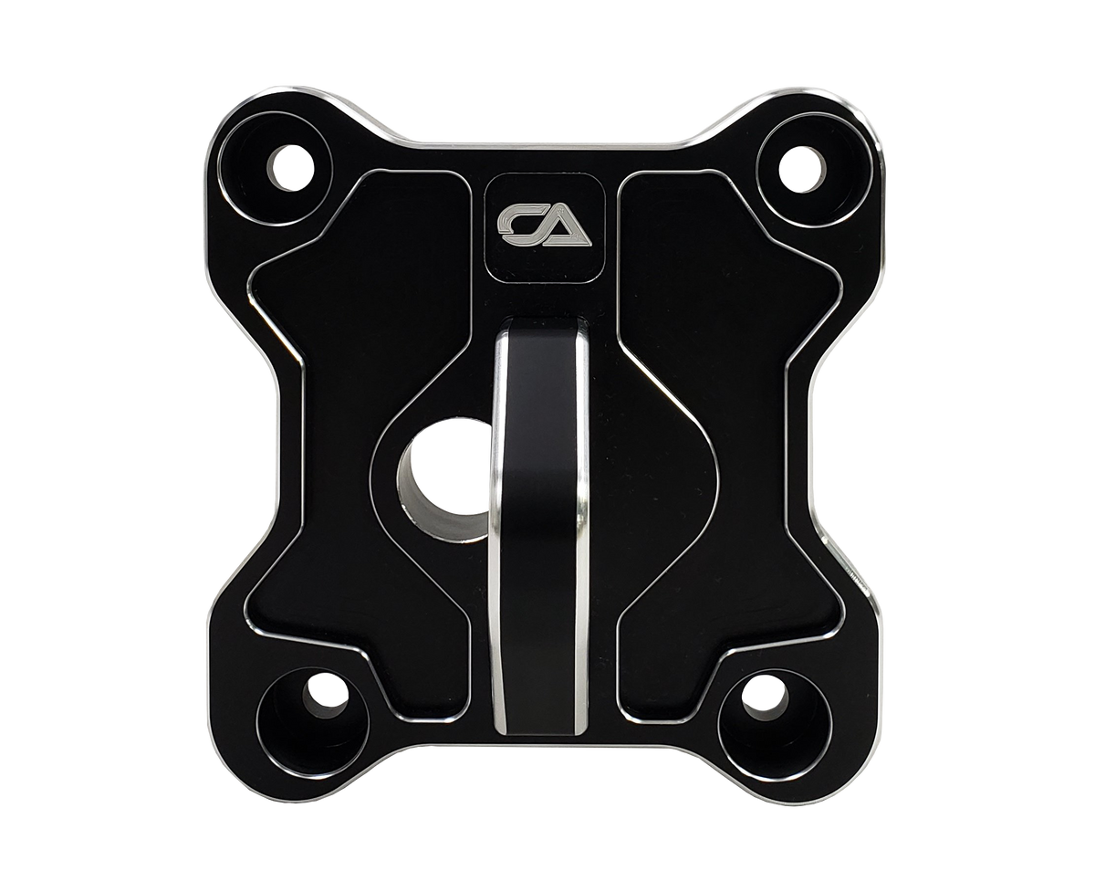Polaris RZR XP1000 / Turbo Pull Plate / Radius Rod Plate Our Pull plate is machined from a solid piece of aircraft grade 6061 T-6 1.5
