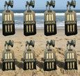 Marshin Whips Rosewell X-2 Billet 16-Pack Personalized Rock Light (Kit)