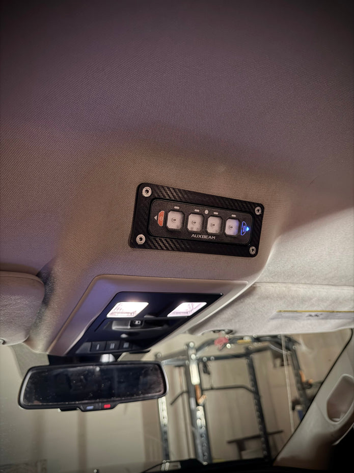 Universal UTV & Truck Switch Panel Mount – Fits Auxbeam, GG Lighting, Infinite Offroad & More