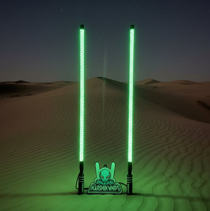 V2 Black Out LED Whip Set: The Ultimate Stealth