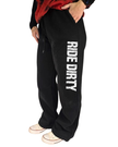 Ride Dirty Open Bottom Sweats