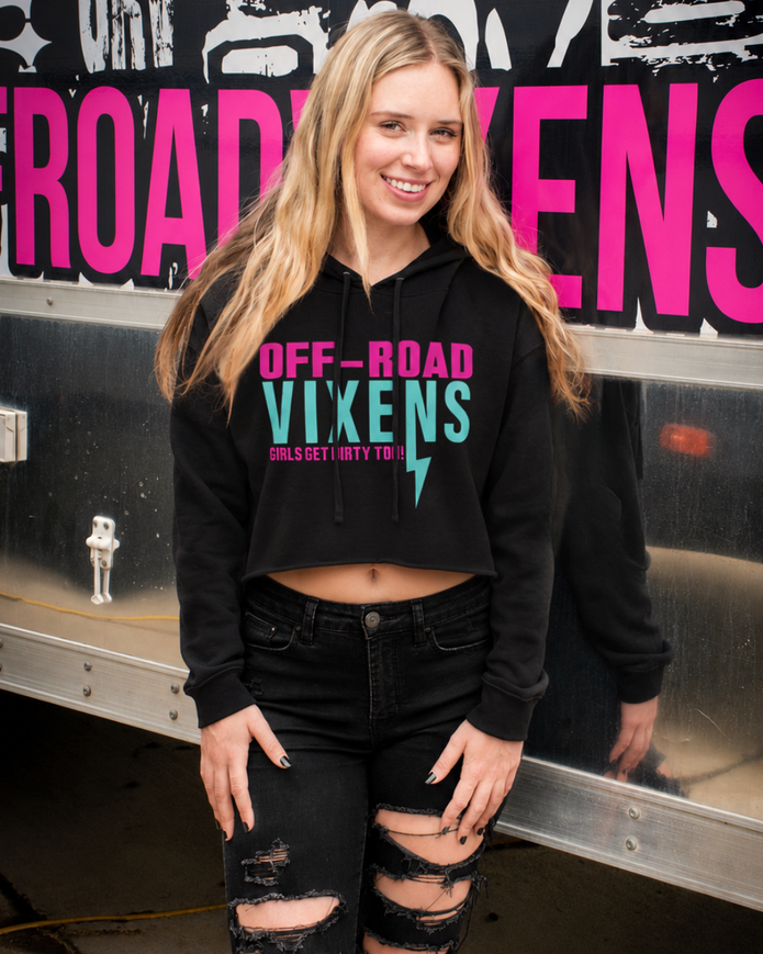 She is Fearless Cropped Hoodie