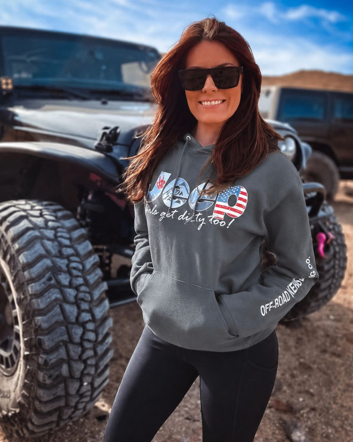 Jeep Girl Pullover Hoodie