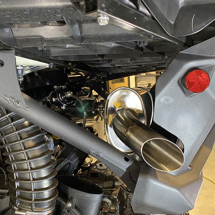 Treal Performance | 2017-2025 Can-Am Maverick X3 Trail Side Exit Exhaust System