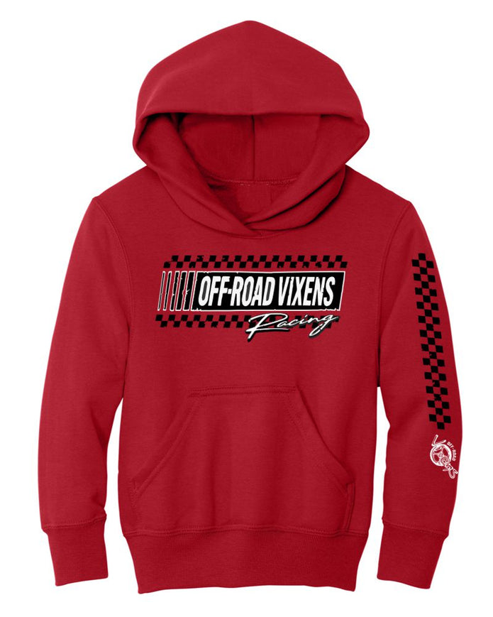 Youth Fast Lane Hoodie - Red