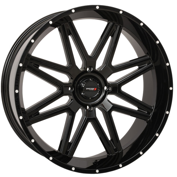 St7 Wheel 24x9 5+4 (0mm) 4/137 Gloss Black