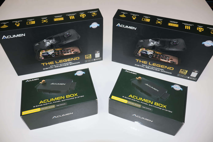Acument Front/ Rearview mirror switch control system
