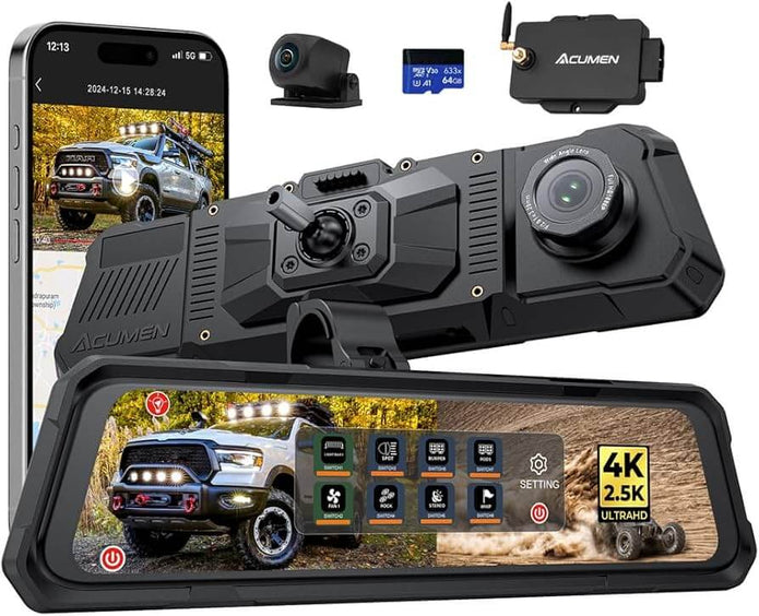 Acument Front/ Rearview mirror switch control system