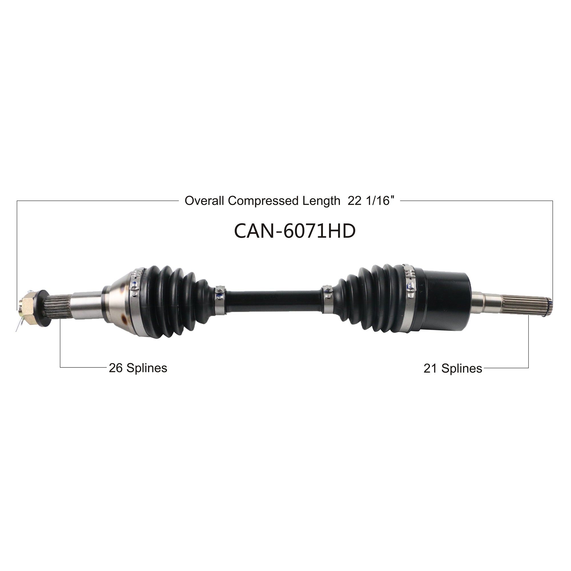 Hd 2.0 Axle Front Right