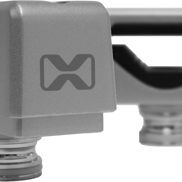 Tower Speaker 1.0" To 1.5" Square Tube Silver