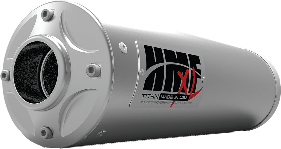 Titan Xl Exhaust Slip On Stainless Steel Side Mount