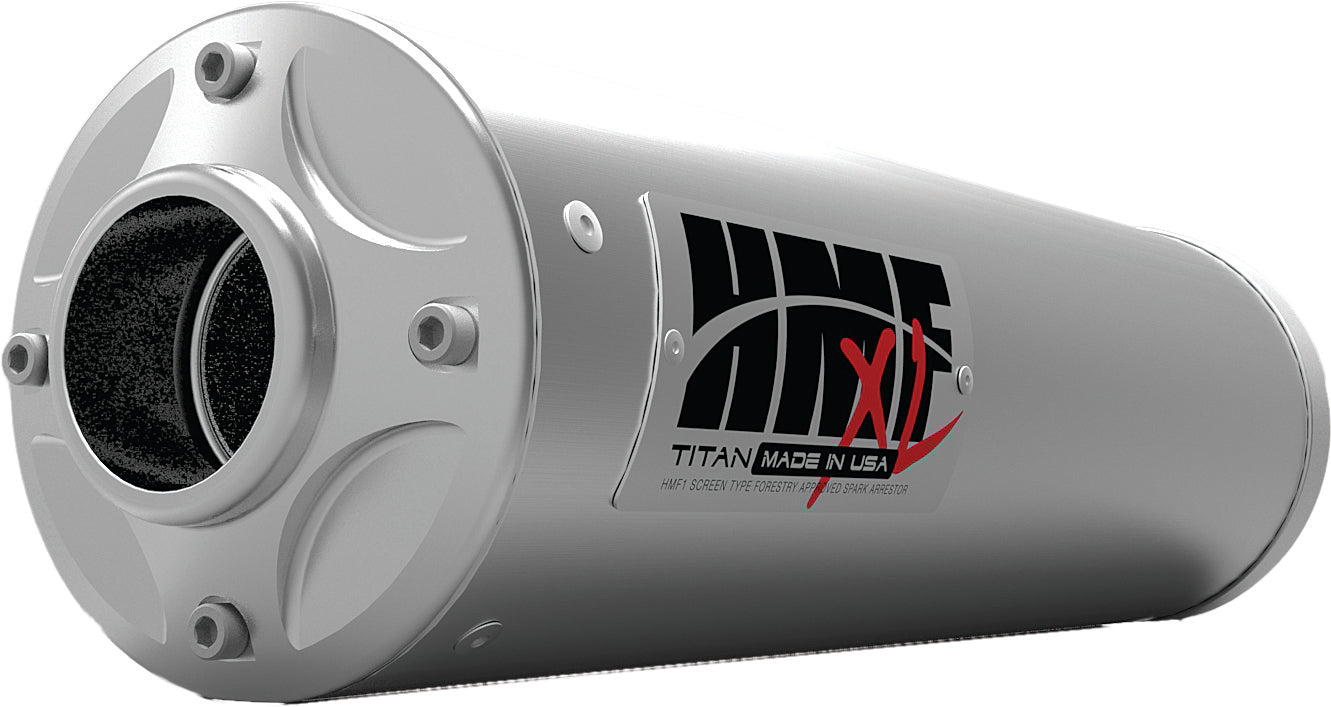 Titan Xl Exhaust Slip On Stainless Steel Side Mount