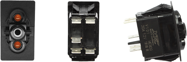 Dash Switch Body Single Acc Amber/Amber