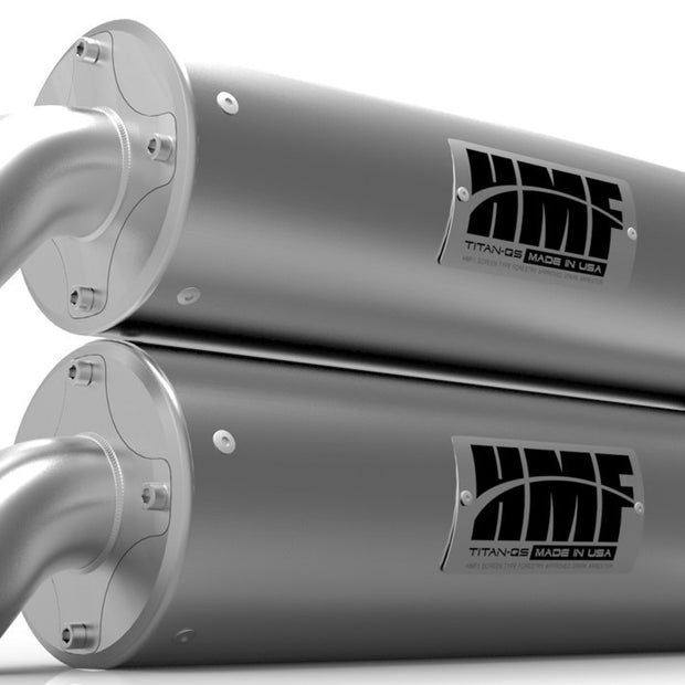 Titan Series Exhaust Full Sys Blackout Side Mount