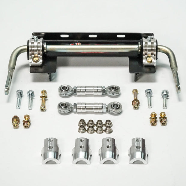 Complete front sway bar kit