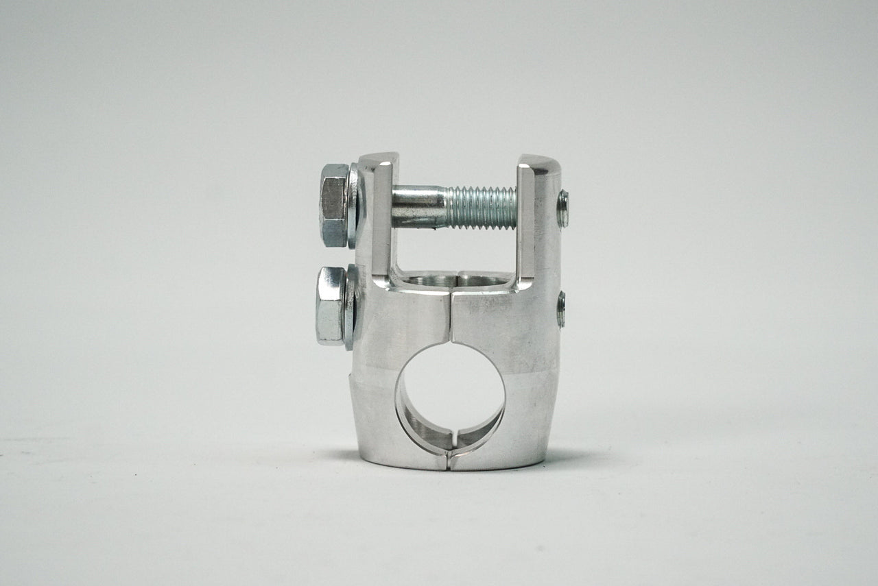 CNC aluminum arm clamps. Comes in stock lower control arm size of 1.00