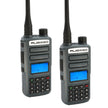 2 PACK - Rugged GMR2 PLUS - GMRS / FRS Two Way Handheld Radios Safety Orange