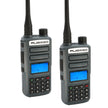 2 PACK - Rugged GMR2 PLUS - GMRS / FRS Two Way Handheld Radios Grey