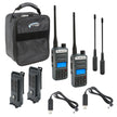 ADVENTURE PACK - GMR2 PLUS - GMRS / FRS Two Way Handheld Radios with Accessories Safety Yellow