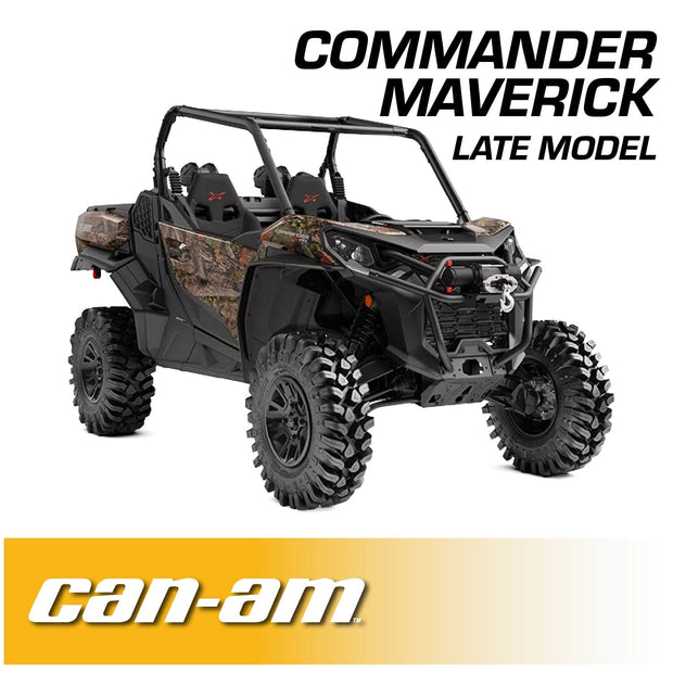 Can-Am Commander and Late Model Maverick Complete Communication Kit with Bluetooth Intercom and 2-Way Radio - Glove Box Mount 696 PLUS / M1 VHF Business Band