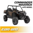 Can-Am Commander and Late Model Maverick Complete Communication Kit with Bluetooth Intercom and 2-Way Radio - Glove Box Mount STX Stereo / M1 VHF Business Band