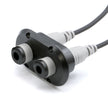 Dual Headset / Helmet Jack Flush Mount STX Stereo